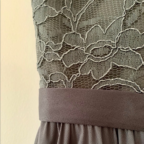 Charcoal Mori Lee Dress - Picture 5 of 6